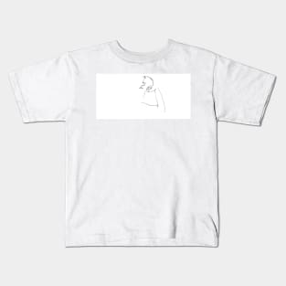 Line men Kids T-Shirt